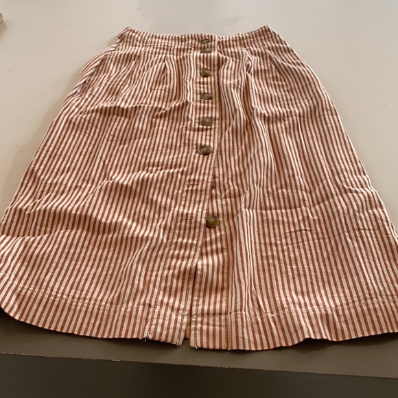 Striped Madewell midi skirt - Picture 2 of 5